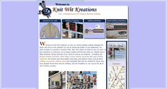 Desktop Screenshot of knitwitkreations.com